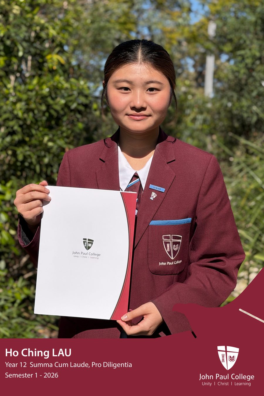Cherry Lau｜Summa Cum Laude · Pro Diligentia