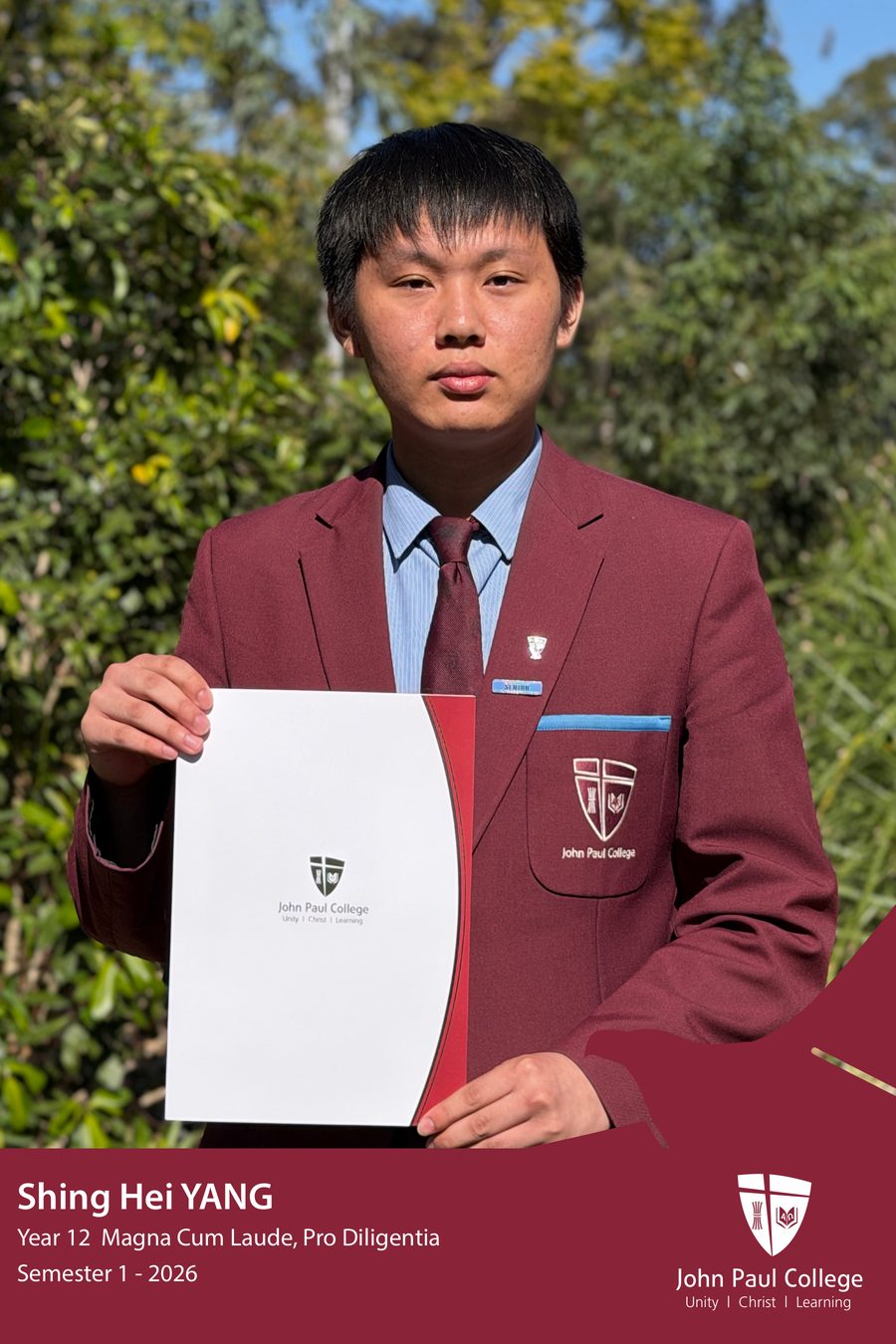 Michael Yang｜Magna Cum Laude · Pro Diligentia