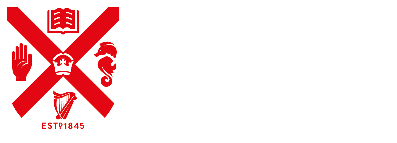 QueenΓÇÖs White Logo - Landscape