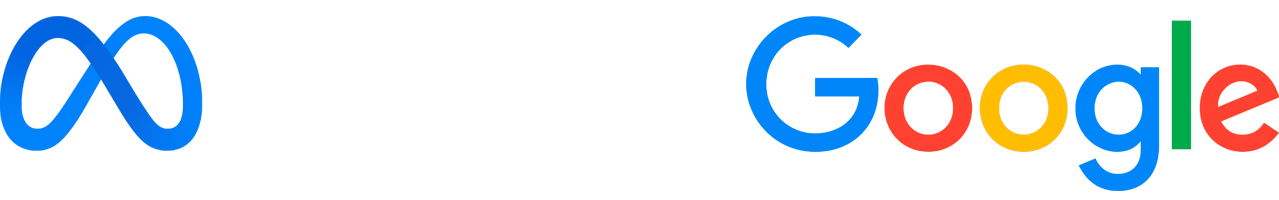 META&Google-logo-wh